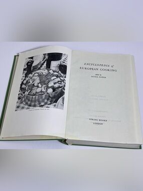 VTG Encyclopedia of European Cooking Musia Soper 1962 Cookbook HC